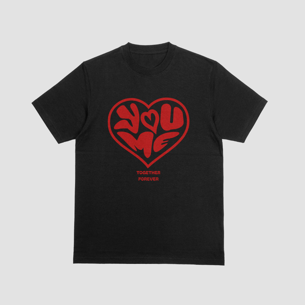 "You & Me Together Forever – Black Love T-Shirt"